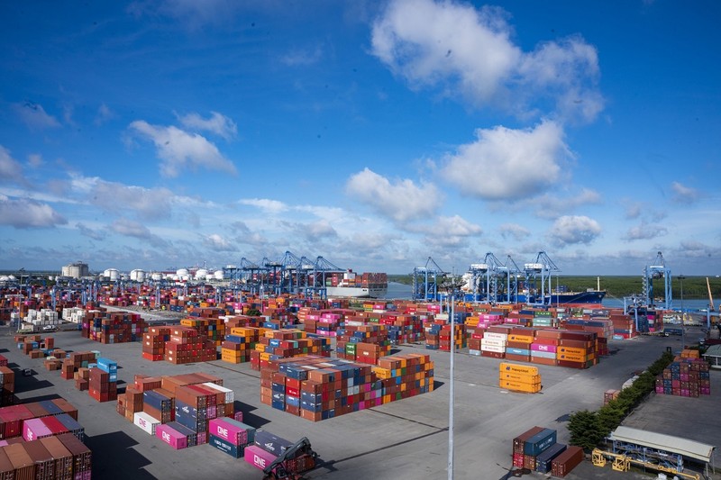 A port in Ba Ria-Vung Tau.