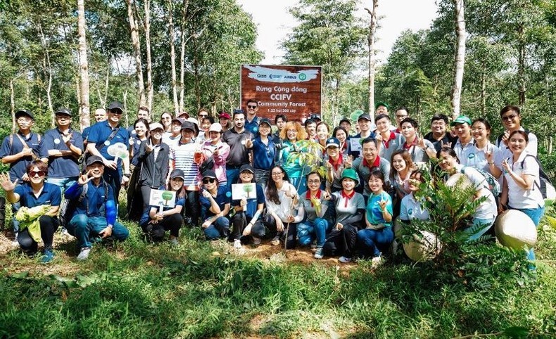 The project aims to plant 500 green trees in the Dong Nai Biosphere Reserve.