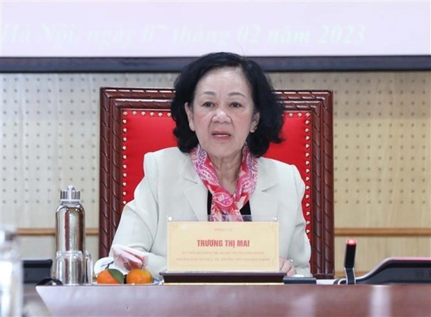 Politburo member Truong Thi Mai (Photo: VNA)