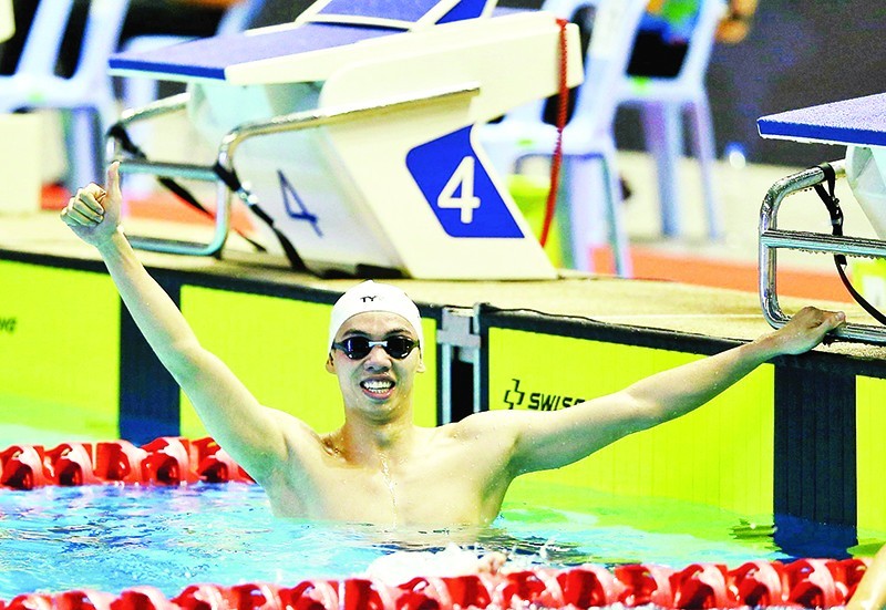 Athlete Huy Hoang is the number one hope of Vietnamese swimming at ASIAD 2023. (Photo: Dung Phuong)