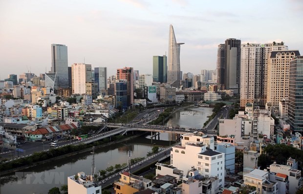 The skyline of HCM City, which attracted over 3.08 billion USD in FDI as of November 20. (Photo: VNA)