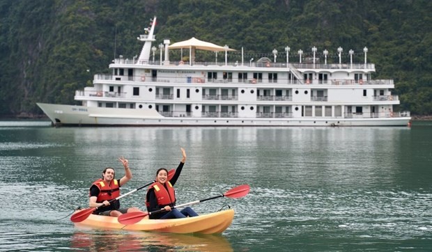 About 12.6 million international tourists visit Vietnam this year. (Photo: VNA)