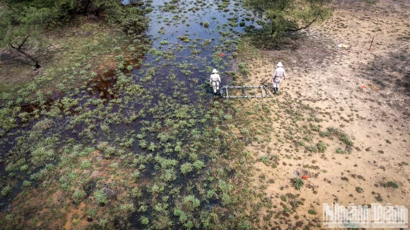 Quang Tri Province is the most polluted locality in terms of unexploded ordnance in Vietnam, with over 82% of its land area contaminated. (Photo: Thanh Dat)