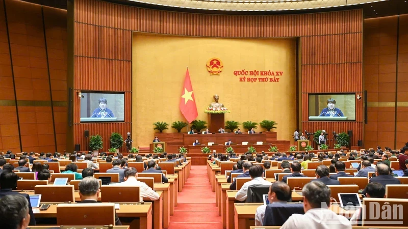 The 7th session of the 15th National Assembly. (Photo: Duy Linh)