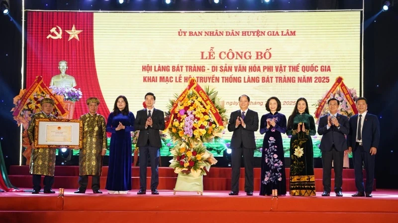 Bat Trang Village Festival has been recognised as a National Intangible Cultural Heritage.