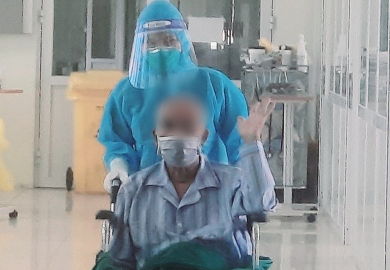 The critical-ill patient being discharged from hospital today.