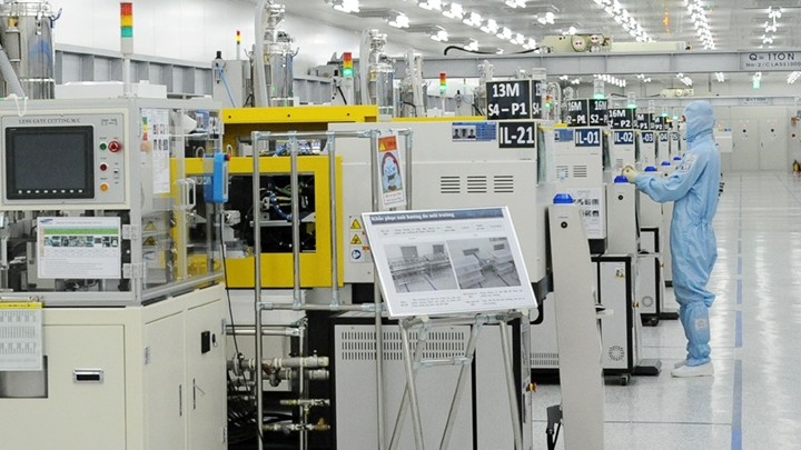 An electronics manufacturing facility of Samsung Vietnam