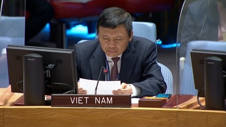Ambassador Dang Dinh Quy, head of the Vietnamese mission to the United Nations (Photo: baoquocte.vn)