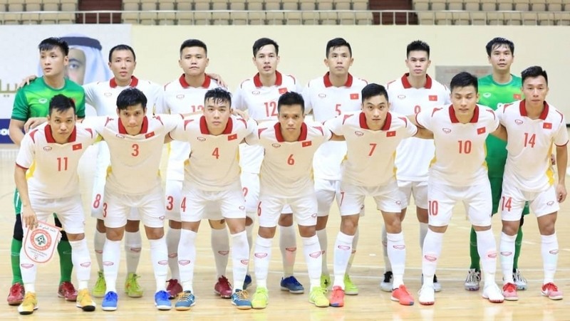Vietnamese futsal team (Photo: VOV)