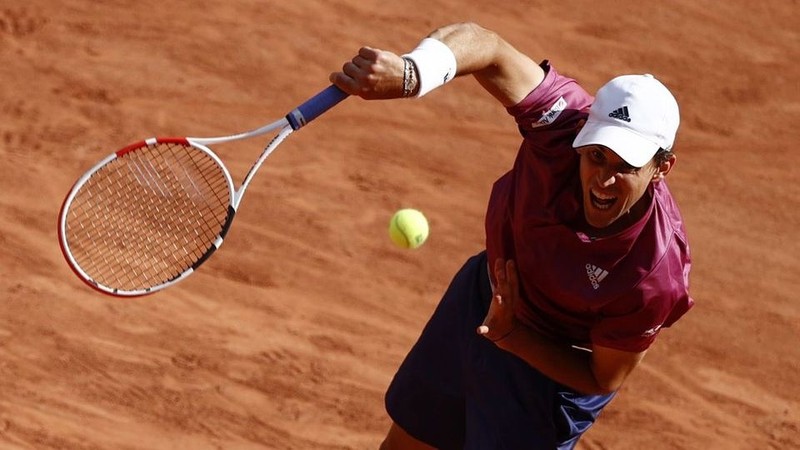 Tennis - French Open - Roland Garros, Paris, France - May 30, 2021 Austria's Dominic Thiem in action during his first round match against Spain's Pablo Andujar. (Photo: Reuters)