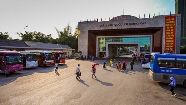 Mong Cai international border gate. (Photo: VNA)