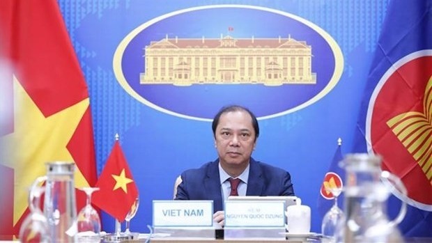 Vietnamese Deputy Minister of Foreign Affairs Nguyen Quoc Dung (Photo: VNA)