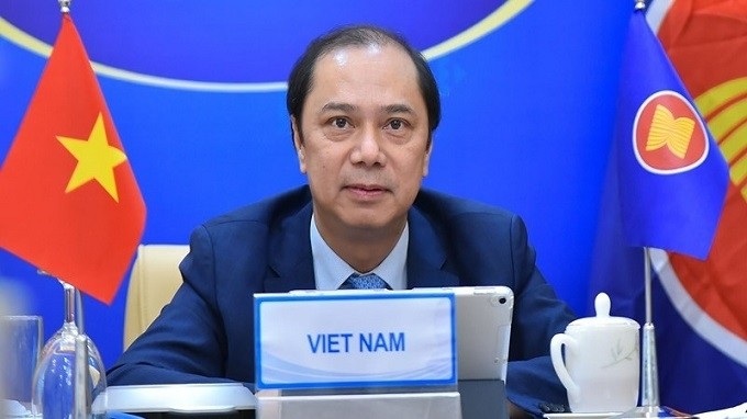 Deputy Foreign Minister Nguyen Quoc Dung, head of SOM ASEAN Vietnam (Photo: Ministry of Foreign Affairs)