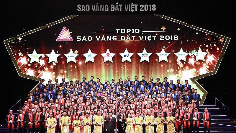 Best Vietnamese firms honoured with Vietnam Gold Star Award 2018 