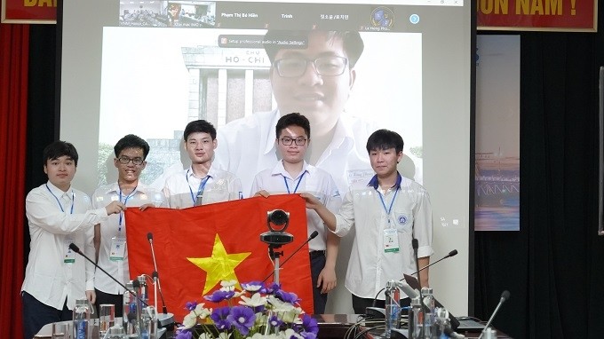 At the opening ceremony of the 62nd International Mathematical Olympiad in Vietnam (Photo: HUS)
