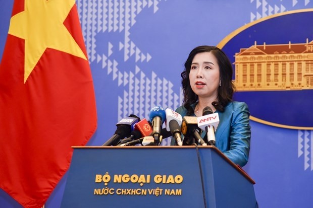 The Vietnamese Foreign Ministry's spokesperson Le Thi Thu Hang (Photo: VNA)
