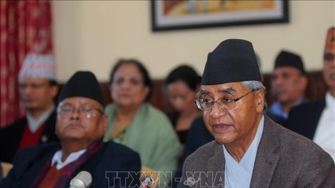 Prime Minister of the Federal Democratic Republic of Nepal Sher Bahadur Deuba 