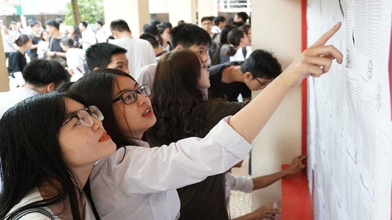 The results of the national high school graduation exams scheduled to be announced on July 26. (Illustrative image)