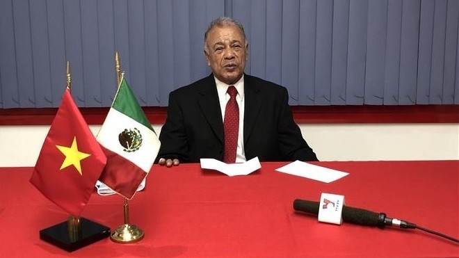 General Secretary of the Mexican Labour Party Alberto Ayana Gutiérrez. (Photo: VNA)