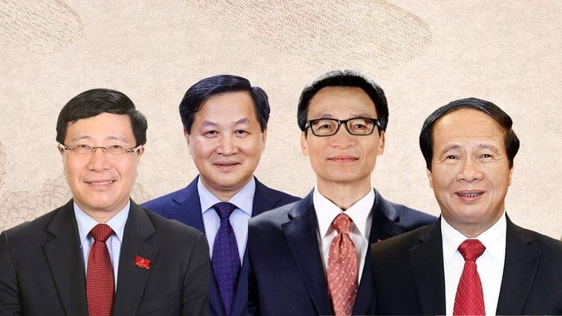 The four Deputy Prime Ministers. (Photo: vnexpress)