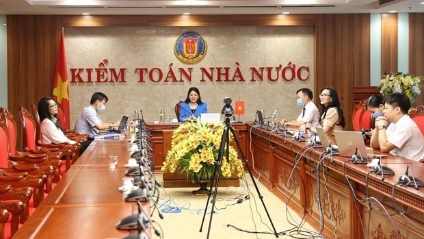 A delegation of the State Audit Office of Vietnam, led by Deputy Auditor General Ha Thi My Dung, is attending ASEANSAI's 6th Senior Officials’ Meeting (Photo: VNA)