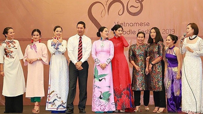 Participants at the Vietnam Culture Festival (VietFest) hosted by the Vietnamese Student Association in Canberra. (Photo: SVAU)