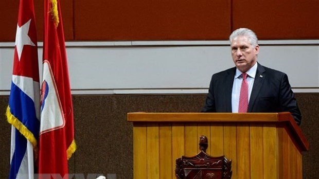 First Secretary of the Communist Party of Cuba (PCC) Central Committee and President of Cuba Miguel Díaz-Canel Bermudez (Photo: AFP/VNA)