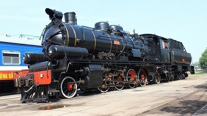 Image of steam locomotive after restoration (Photo: VNR)