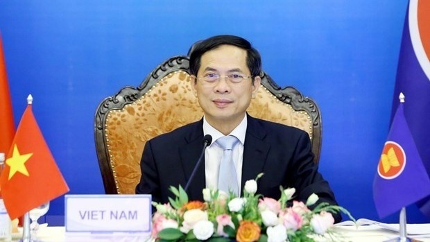 Foreign Minister Bui Thanh Son at the event. (Photo: VNA)