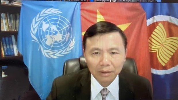 Ambassador Dang Dinh Quy, Vietnam's Permanent Representative to the UN (Photo: VNA)