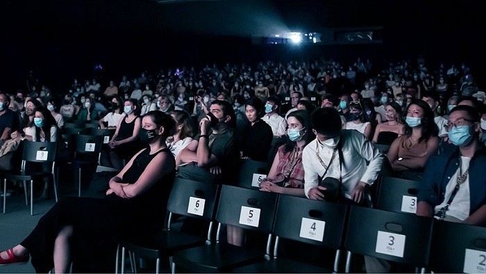 Audiences and filmmakers at the Locarno Film Festival. (Photo provided by the organisers).