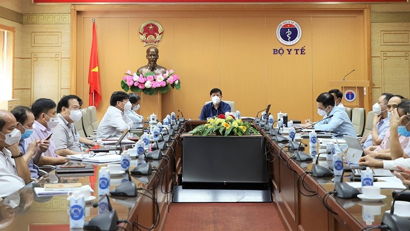 At the online meeting between the Ministry of Health and the four provinces and cities of Ho Chi Minh City, Binh Duong, Long An and Dong Nai on August 19.