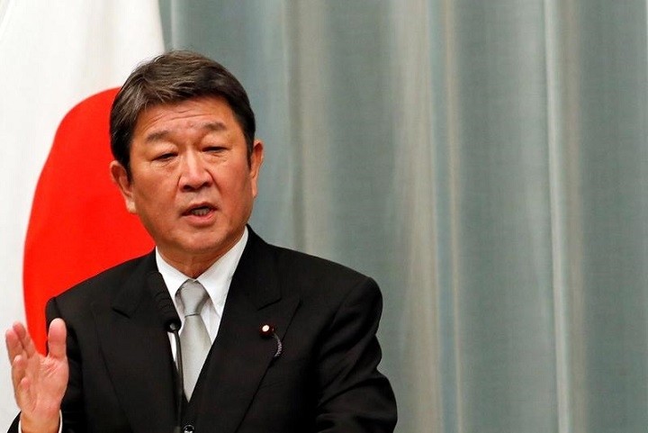 Japan's Foreign Minister Toshimitsu Motegi speaks at a news conference in Tokyo, Japan, September 16, 2020. (Photo: Reuters)