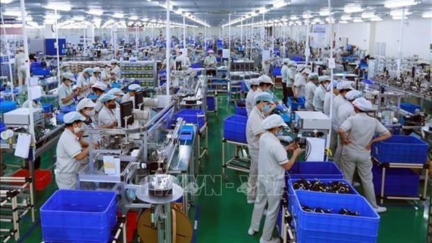 Workers at a Japanese-invested firm in Vietnam (Photo: VNA)