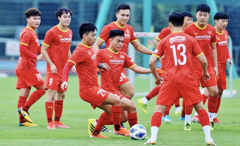 The Vietnamese squad will head for Saudi Arabia on August 27 evening. (Photo: VNA)