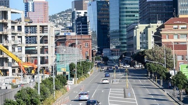 Vehicles moving on the streets in Wellington, New Zealand on June 9, 2020. (Photo: xinhua/VNA)