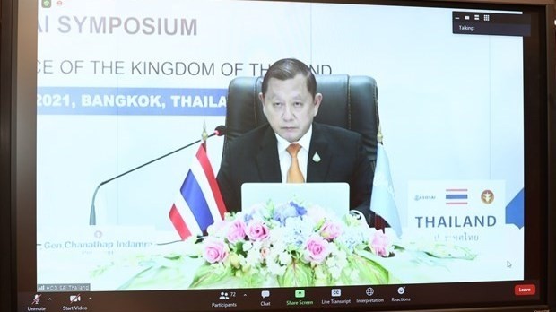 President of the Audit Commission of Thailand Chanathap Indamr at the event (Photo: VNA)