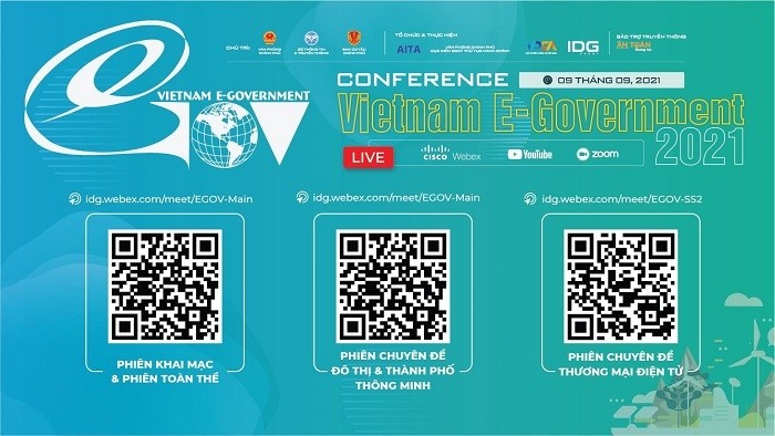 Conference talks online public services, e-government and digital government (Photo: IDG Vietnam)