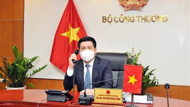 Minister of Industry and Trade Nguyen Hong Dien (Photo: VNA)
