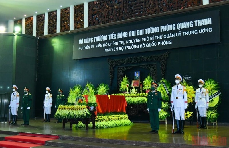 A state-level funeral was held in Hanoi on September 15 for General Phung Quang Thanh. (Photo: NDO/Duy Linh)