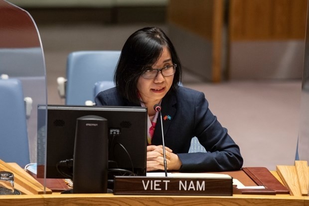 Minister Counselor Nguyen Phuong Anh, deputy head of Vietnam’s Permanent Mission to the United Nations (UN), World Trade Organisation (WTO) and other international organisations in Geneva. (Photo: baoquocte.vn)