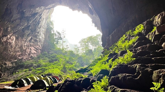 Entrance of Pygmy Cave, which is located in the core zone of Phong Nha-Ke Bang National Park.