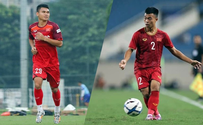 Thanh Thinh (right) and Xuan Manh (left) have been summoned to the Vietnamese national team. (Photo: VFF)