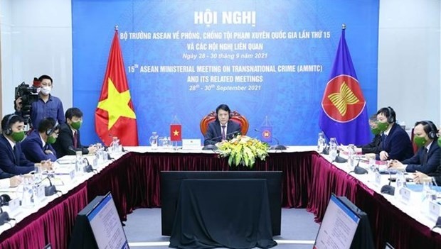 Vietnamese Deputy Minister of Public Security Lieut. Gen. Luong Tam Quang attends the event. (Photo: VNA)
