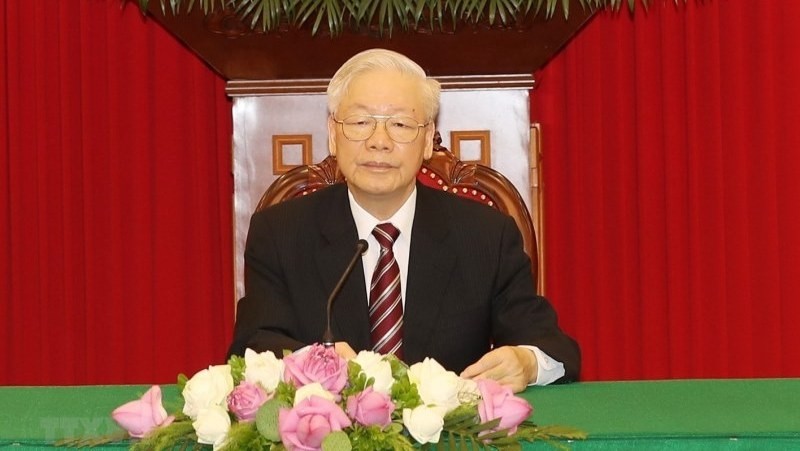 General Secretary of the Communist Party of Vietnam Central Committee Nguyen Phu Trong. (Photo: VNA)