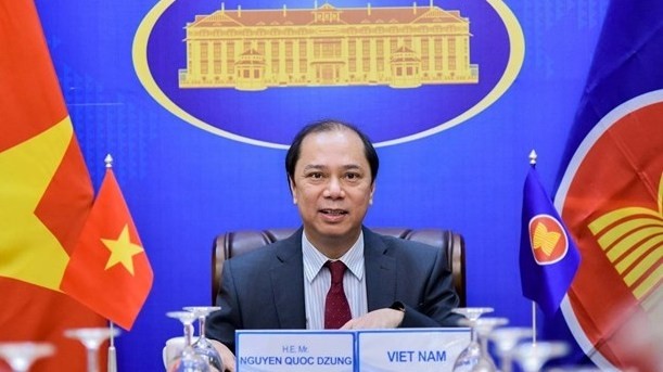 Deputy Foreign Minister Nguyen Quoc Dung attends the meeting. (Photo: The World & Vietnam Report)