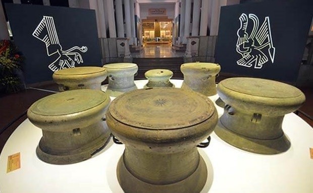 Dong Son bronze drums (Photo: VNA)