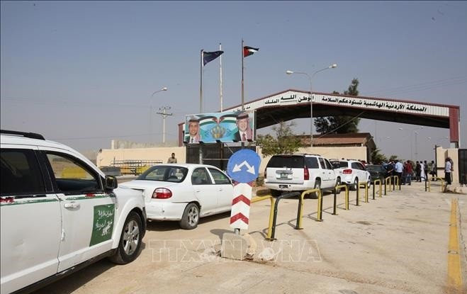 Jaber-Nassib border crossing on the Jordan-Syria border. (Photo: AFP/VNA)
