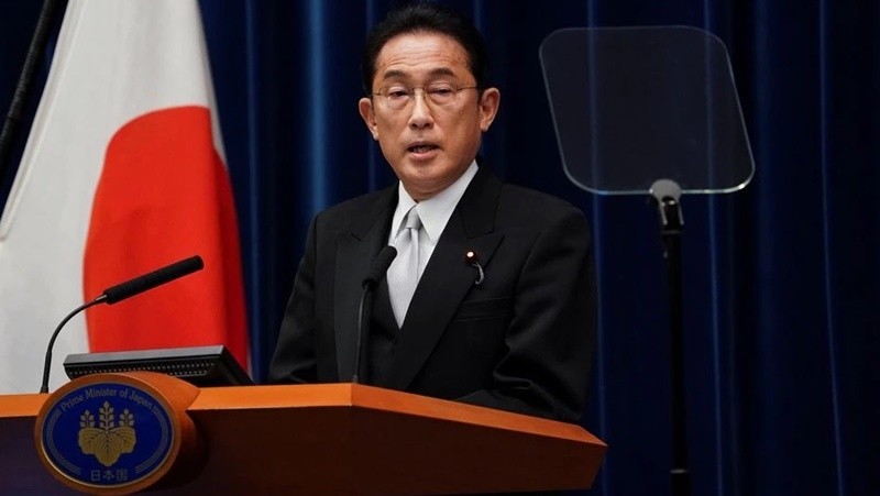 Japanese PM Kishida Fumio at a press conference on October 4. (Photo: Reuters)