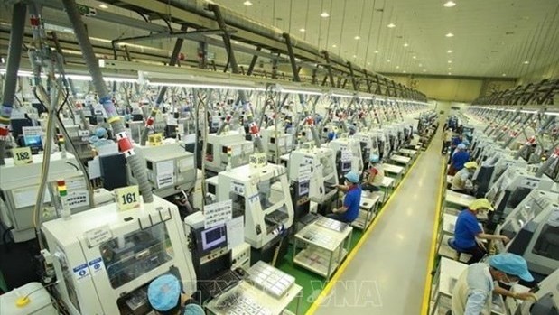 A production line of a foreign invested firm in Thai Nguyen province. (Photo: VNA)